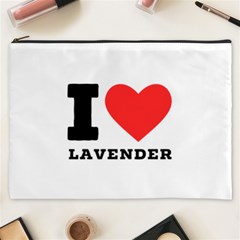 I Love Lavender Cosmetic Bag (xxxl) by ilovewhateva