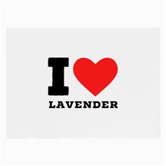 I Love Lavender Large Glasses Cloth by ilovewhateva