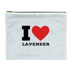 I Love Lavender Cosmetic Bag (xl) by ilovewhateva