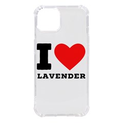 I Love Lavender Iphone 14 Tpu Uv Print Case