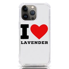 I Love Lavender Iphone 13 Pro Tpu Uv Print Case