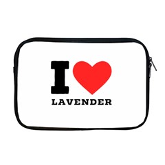 I Love Lavender Apple Macbook Pro 17  Zipper Case by ilovewhateva