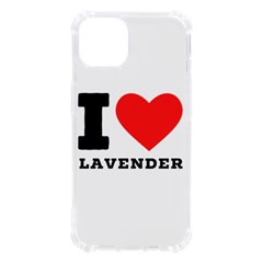 I Love Lavender Iphone 13 Tpu Uv Print Case