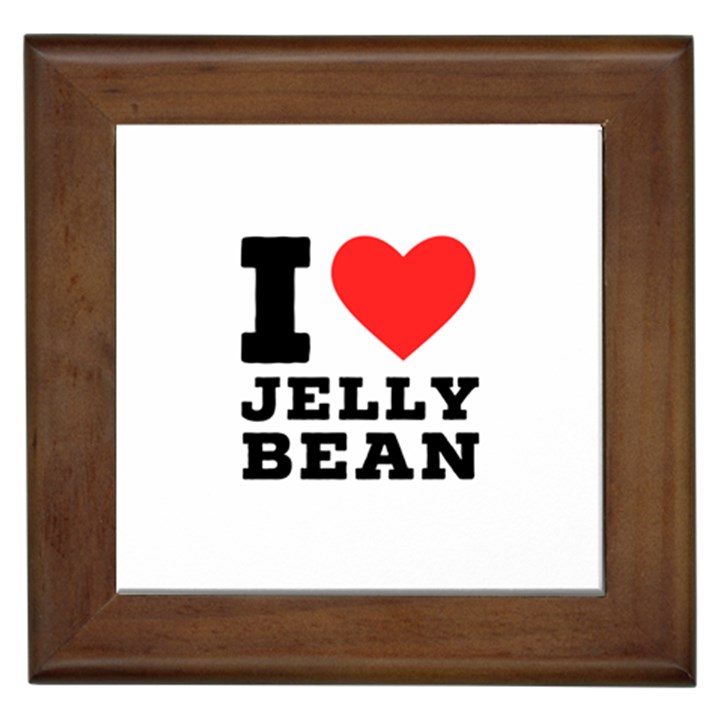 I love jelly bean Framed Tile