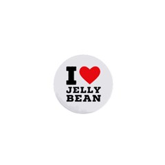 I Love Jelly Bean 1  Mini Buttons by ilovewhateva