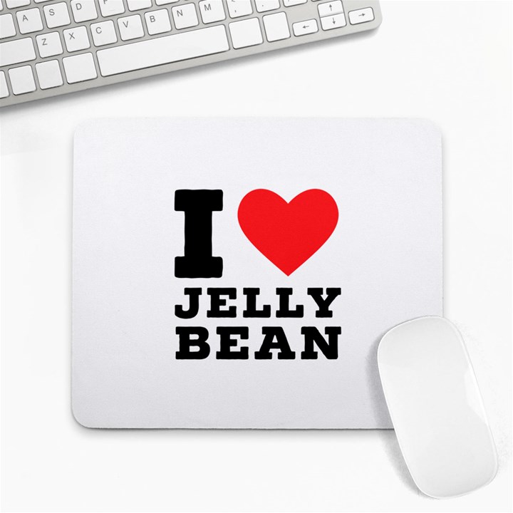 I love jelly bean Large Mousepad