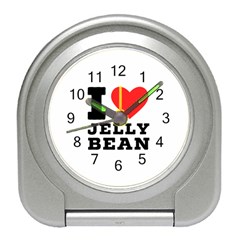 I Love Jelly Bean Travel Alarm Clock by ilovewhateva