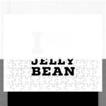 I love jelly bean Rectangular Jigsaw Puzzl Front