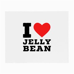 I Love Jelly Bean Small Glasses Cloth by ilovewhateva