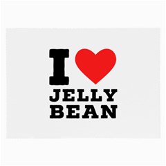 I Love Jelly Bean Large Glasses Cloth by ilovewhateva