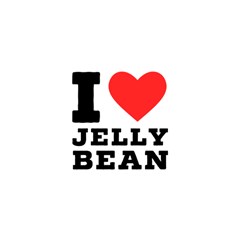 I Love Jelly Bean Shower Curtain 48  X 72  (small)  by ilovewhateva