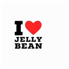 I Love Jelly Bean Small Garden Flag (two Sides) by ilovewhateva