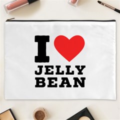 I Love Jelly Bean Cosmetic Bag (xxxl) by ilovewhateva