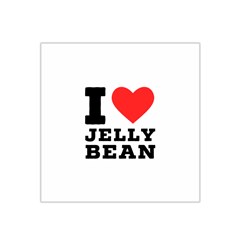 I Love Jelly Bean Satin Bandana Scarf 22  X 22  by ilovewhateva