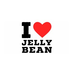 I Love Jelly Bean Satin Wrap 35  X 70  by ilovewhateva