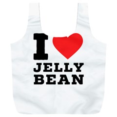 I Love Jelly Bean Full Print Recycle Bag (xxl) by ilovewhateva