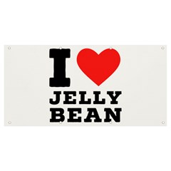 I Love Jelly Bean Banner And Sign 8  X 4  by ilovewhateva