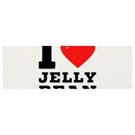 I love jelly bean Banner and Sign 12  x 4  Front