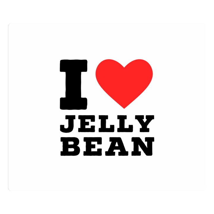 I love jelly bean Premium Plush Fleece Blanket (Small)