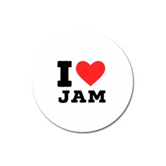 I Love Jam Magnet 3  (round) by ilovewhateva