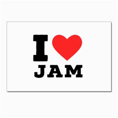 I Love Jam Postcards 5  X 7  (pkg Of 10) by ilovewhateva