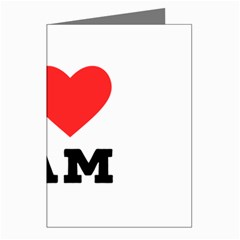 I Love Jam Greeting Cards (pkg Of 8) by ilovewhateva