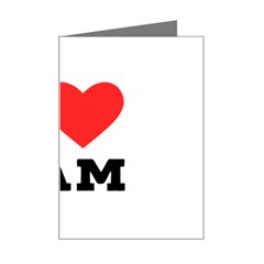 I Love Jam Mini Greeting Card by ilovewhateva