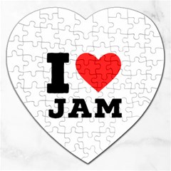 I Love Jam Jigsaw Puzzle (heart) by ilovewhateva