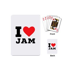 I Love Jam Playing Cards Single Design (mini) by ilovewhateva