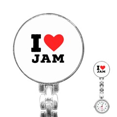 I Love Jam Stainless Steel Nurses Watch by ilovewhateva