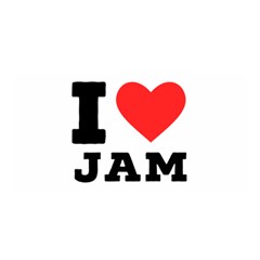 I Love Jam Satin Wrap 35  X 70  by ilovewhateva