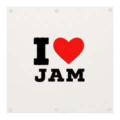 I Love Jam Banner And Sign 3  X 3  by ilovewhateva