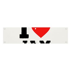 I Love Jam Banner And Sign 4  X 1  by ilovewhateva