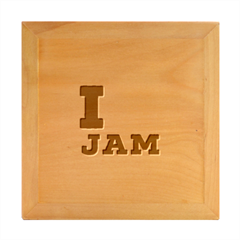 I Love Jam Wood Photo Frame Cube by ilovewhateva