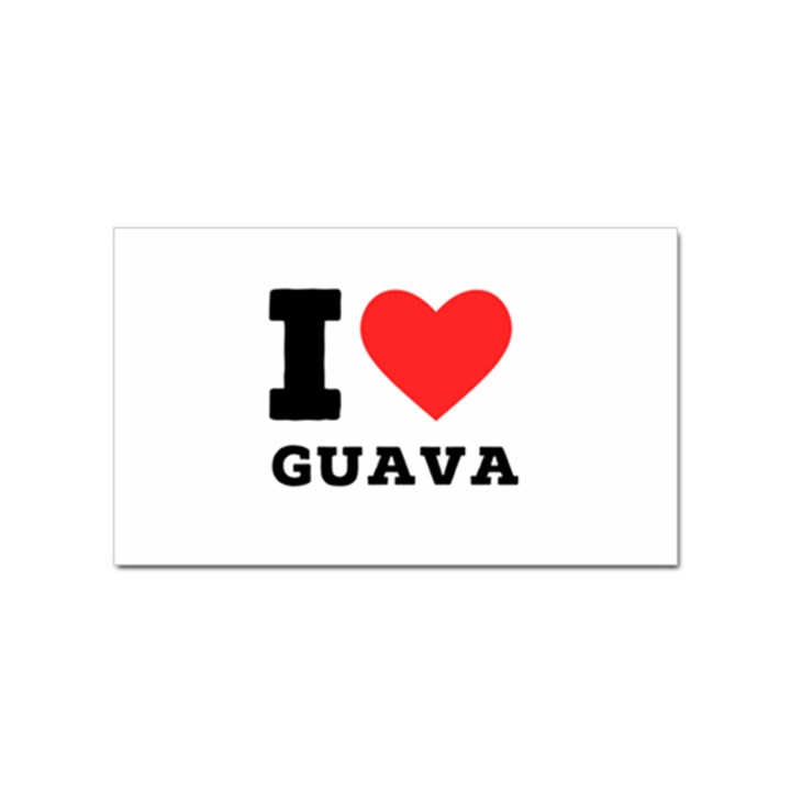 I love guava  Sticker Rectangular (10 pack)