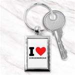 I love gingerbread Key Chain (Rectangle) Front