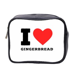 I Love Gingerbread Mini Toiletries Bag (two Sides) by ilovewhateva