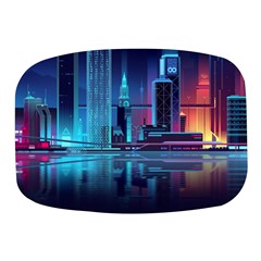 Digital Art Artwork Illustration Vector Buiding City Mini Square Pill Box by 99art