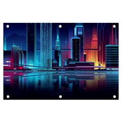 Digital Art Artwork Illustration Vector Buiding City Banner And Sign 6  X 4  by 99art