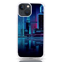 Digital Art Artwork Illustration Vector Buiding City Iphone 13 Mini Tpu Uv Print Case