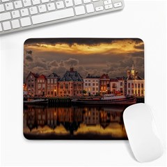 Old Port Of Maasslui Netherlands Large Mousepad by 99art