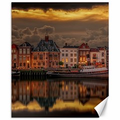 Old Port Of Maasslui Netherlands Canvas 8  X 10  by 99art