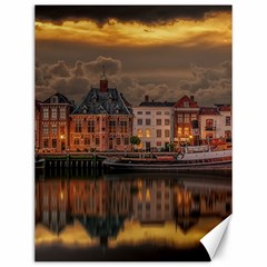 Old Port Of Maasslui Netherlands Canvas 12  X 16  by 99art