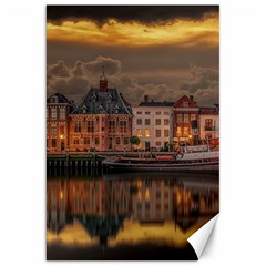 Old Port Of Maasslui Netherlands Canvas 20  X 30  by 99art