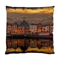 Old Port Of Maasslui Netherlands Standard Cushion Case (one Side) by 99art