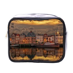 Old Port Of Maasslui Netherlands Mini Toiletries Bag (one Side)