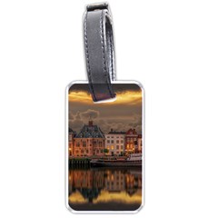 Old Port Of Maasslui Netherlands Luggage Tag (one Side) by 99art