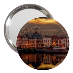 Old Port Of Maasslui Netherlands 3  Handbag Mirrors by 99art