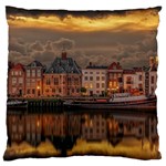 Old Port Of Maasslui Netherlands Standard Premium Plush Fleece Cushion Case (Two Sides) Back