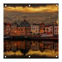 Old Port Of Maasslui Netherlands Banner And Sign 3  X 3  by 99art